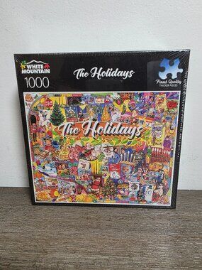 The Holidays - 1000 Piece Jigsaw Puzzle by White Mountain 2022 NEW SEALED
